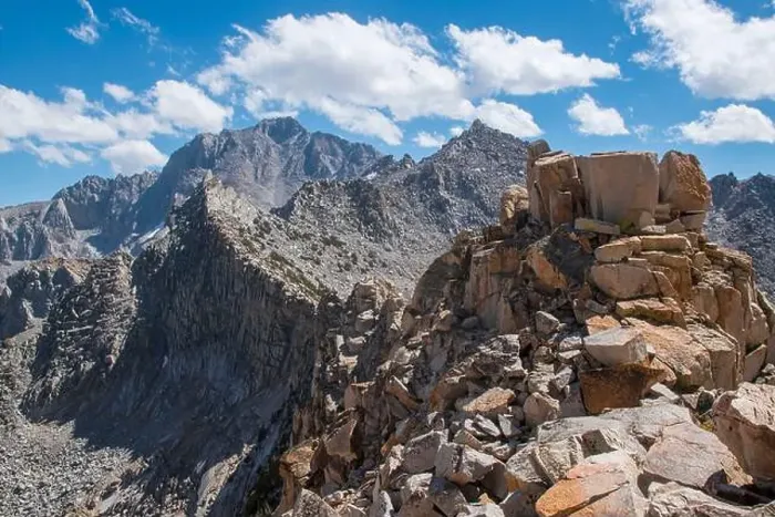 Framed Print : The trail to Kearsarge Pass is a difficult one