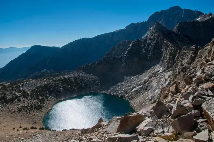 Framed Print : The trail to Kearsarge Pass is a difficult one