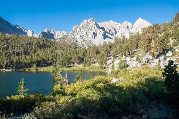 Framed Print : The trail to Kearsarge Pass is a difficult one