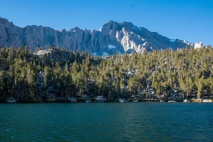 Framed Print : The trail to Kearsarge Pass is a difficult one