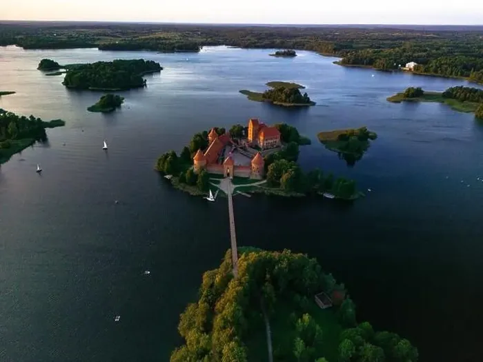 Framed Print : Trakai Island Castle Framed Print : Trakai Island Castle