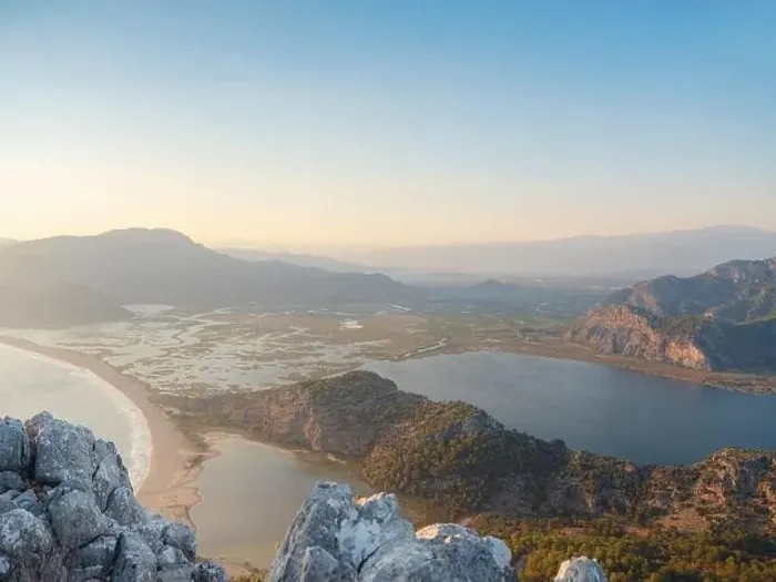Framed Print : Travel to Best touristic destination, viewpoint over Dalyan. Iztuzu Beach Drone Photo, Aegean Sea, Dalyan Mugla Turkey Framed Print : Travel to Best touristic destination, viewpoint over Dalyan. Iztuzu Beach Drone Photo, Aegean Sea, Dalyan Mugla Turkey