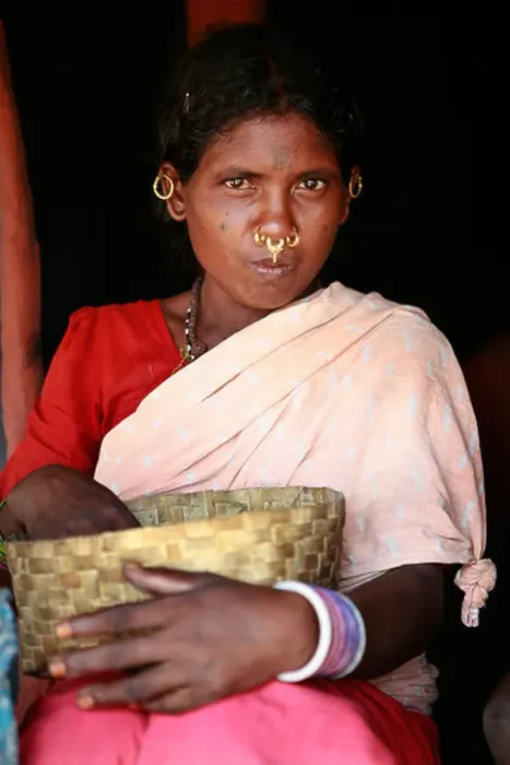 Framed Print : Tribeswoman at the village of Madhlibad near Rayagada, Orissa, India Framed Print : Tribeswoman at the village of Madhlibad near Rayagada, Orissa, India