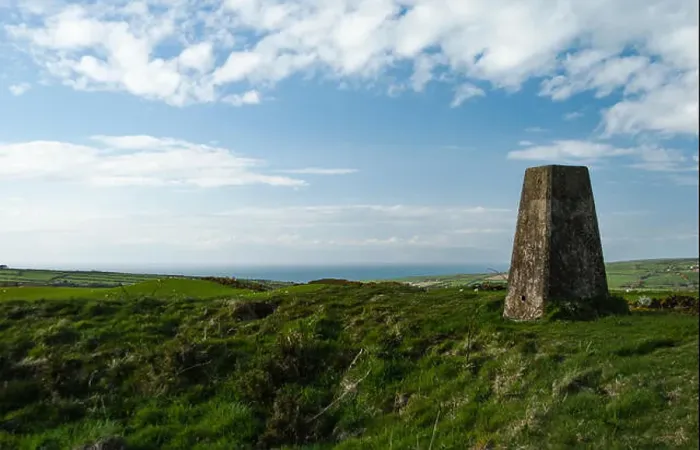 Framed Print : A trig point in the Pembrokeshire Coast National Park, Wales, UK Framed Print : A trig point in the Pembrokeshire Coast National Park, Wales, UK