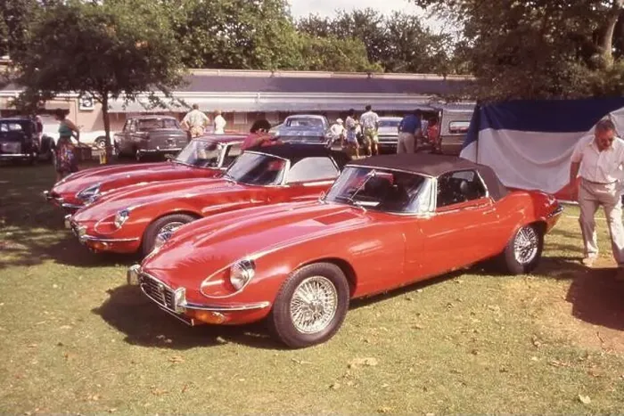 Framed Print : A trio of red E Type Jaguars at the annual Ellerslie Car Show Framed Print : A trio of red E Type Jaguars at the annual Ellerslie Car Show