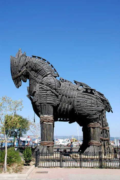 Framed Print : Trojan Horse Canakkale harbour Framed Print : Trojan Horse Canakkale harbour