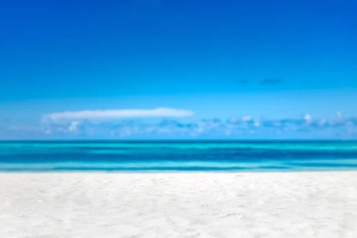 Framed Print : Empty tropical beach background. Horizon with sky and white sand. Paradise island shore or coast Framed Print : Empty tropical beach background. Horizon with sky and white sand. Paradise island shore or coast