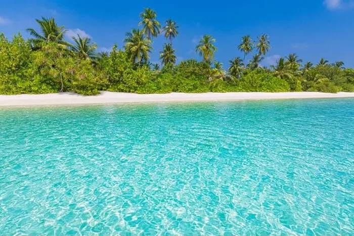 Framed Print : Tropical beach background as summer landscape with beach swing or hammock and white sand and calm sea for beach banner. Perfect beach scene vacation Framed Print : Tropical beach background as summer landscape with beach swing or hammock and white sand and calm sea for beach banner. Perfect beach scene vacation