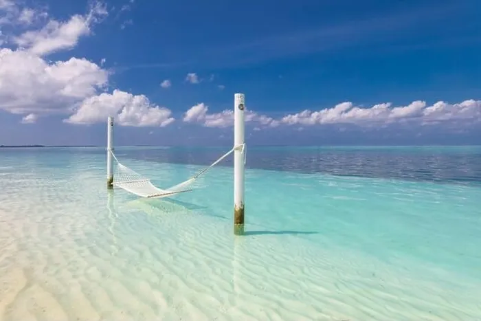 Framed Print : Tropical chill out, luxury beach with over water hammock endless sea view, exotic seascape. Summer vacation, holiday destination, relax and peaceful Framed Print : Tropical chill out, luxury beach with over water hammock endless sea view, exotic seascape. Summer vacation, holiday destination, relax and peaceful
