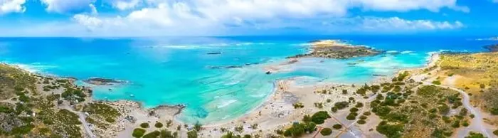 Framed Print : Tropical sandy beach with turquoise water, in Elafonisi, Crete, Greece Framed Print : Tropical sandy beach with turquoise water, in Elafonisi, Crete, Greece