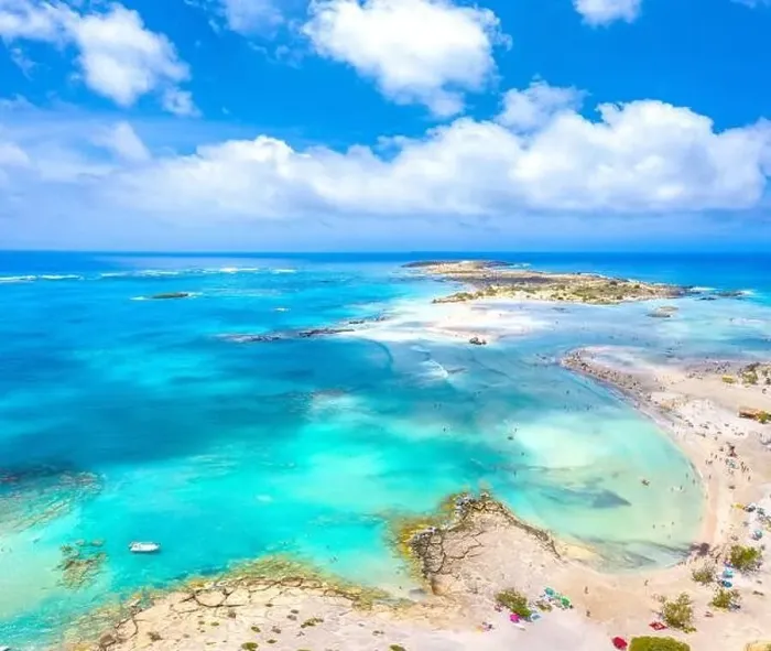 Framed Print : Tropical sandy beach with turquoise water, in Elafonisi, Crete, Greece Framed Print : Tropical sandy beach with turquoise water, in Elafonisi, Crete, Greece