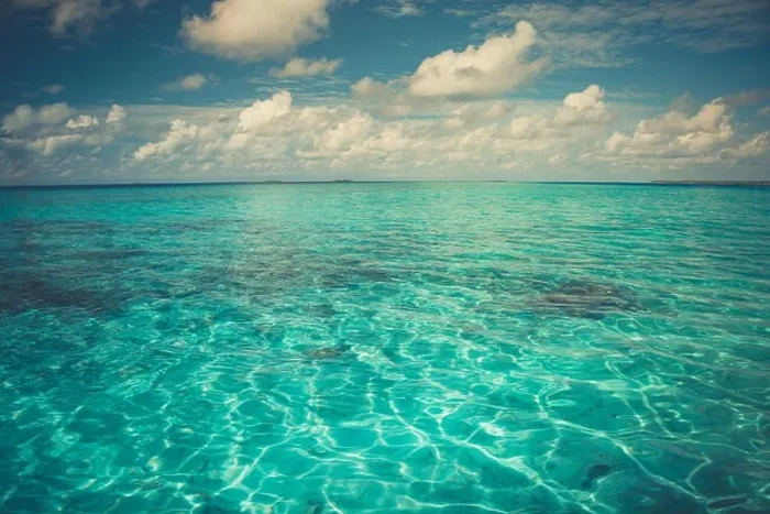 Framed Print : Tropical sea under the blue sky, clear water, tranquil nature ocean. Endless view, horizon of sea Framed Print : Tropical sea under the blue sky, clear water, tranquil nature ocean. Endless view, horizon of sea
