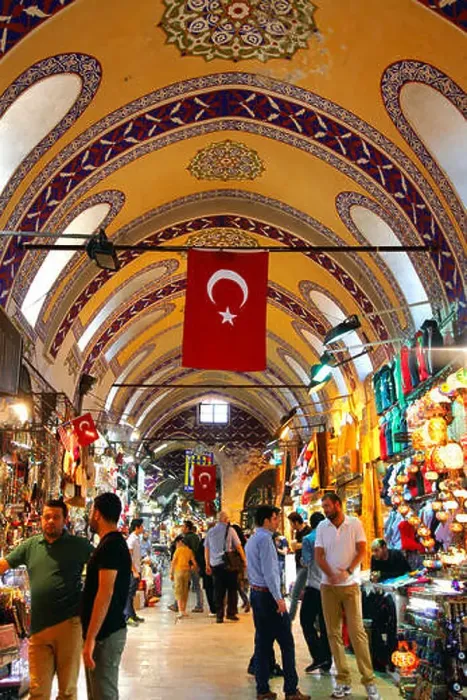 Framed Print : Turkey, Istanbul (municipality of Fatih), district of Beyazit, the Grand Bazaar (Kapali Carsi) Framed Print : Turkey, Istanbul (municipality of Fatih), district of Beyazit, the Grand Bazaar (Kapali Carsi)