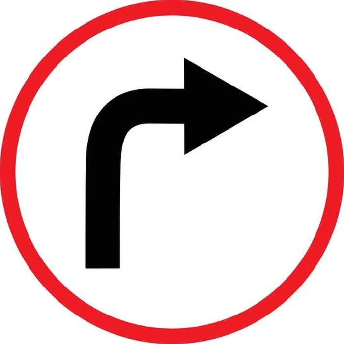 Framed Print : turn right sign on white background. turn right symbol. flat style. turn right ahead sign. traffic sign Framed Print : turn right sign on white background. turn right symbol. flat style. turn right ahead sign. traffic sign