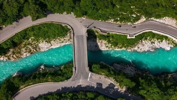Framed Print : Turquoise Soca River and Napoleon Bridge Seen from Above in Slovenia Framed Print : Turquoise Soca River and Napoleon Bridge Seen from Above in Slovenia