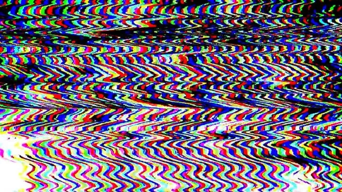 Framed Print : TV Static Noise Glitch Effect – Original Photo from a vintage Television Framed Print : TV Static Noise Glitch Effect – Original Photo from a vintage Television