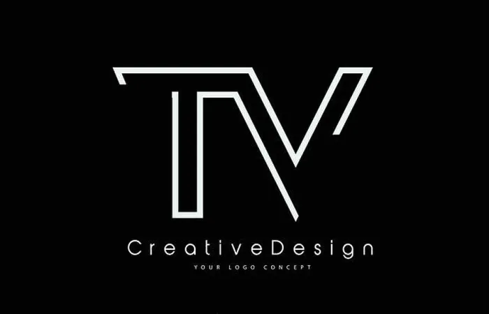 Framed Print : TV T V Letter Logo Design in White Colors. Creative Modern Letters Vector Icon Logo Illustration Framed Print : TV T V Letter Logo Design in White Colors. Creative Modern Letters Vector Icon Logo Illustration