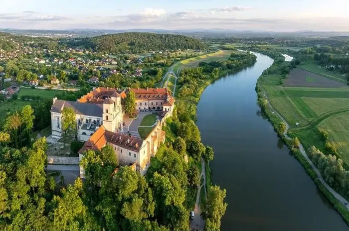 Framed Print : Tyniec near Krakow, Poland. Benedictine abbey Framed Print : Tyniec near Krakow, Poland. Benedictine abbey