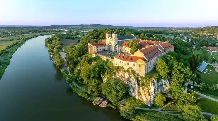 Framed Print : Tyniec near Krakow, Poland. Benedictine abbey Framed Print : Tyniec near Krakow, Poland. Benedictine abbey