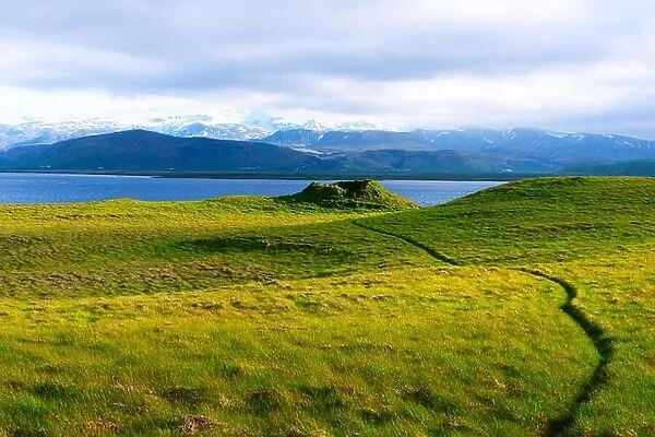Typical Iceland landscape