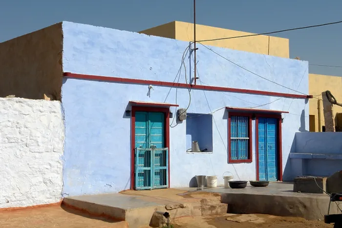 Framed Print : typical rajasthan village house Framed Print : typical rajasthan village house