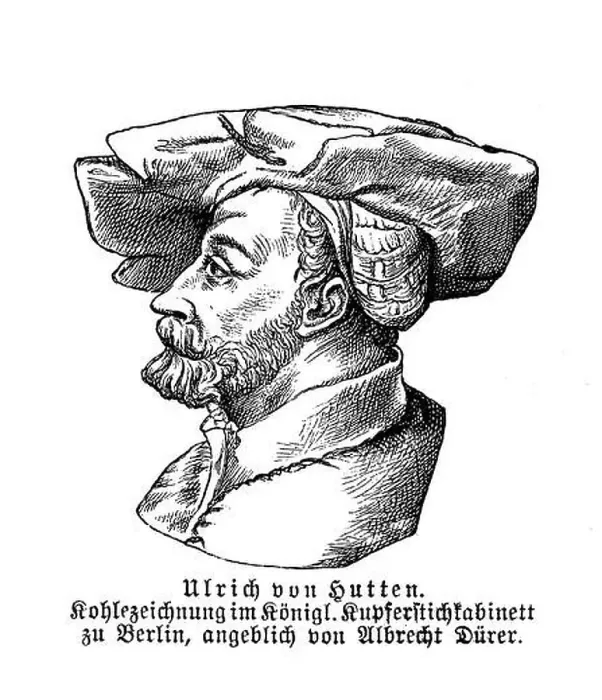 Framed Print : Ulrich von Hutten portrait ( 1488 - 1523)