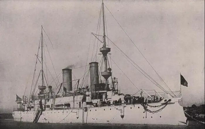 Framed Print : United States Protected Cruiser Olympia In New York Harbor Framed Print : United States Protected Cruiser Olympia In New York Harbor