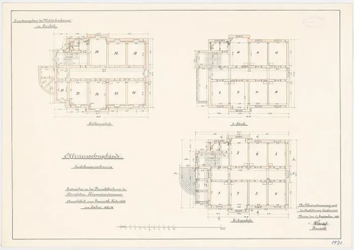 Framed Print : Unknown architect, barracks in Landeck / Silesia