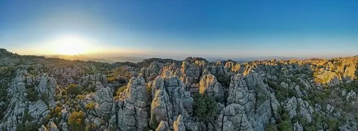 Framed Print : Unreal rock formation and landscape of Torcal de Antequera in Malaga, Andalusia, Spain. Aerial drone View Framed Print : Unreal rock formation and landscape of Torcal de Antequera in Malaga, Andalusia, Spain. Aerial drone View