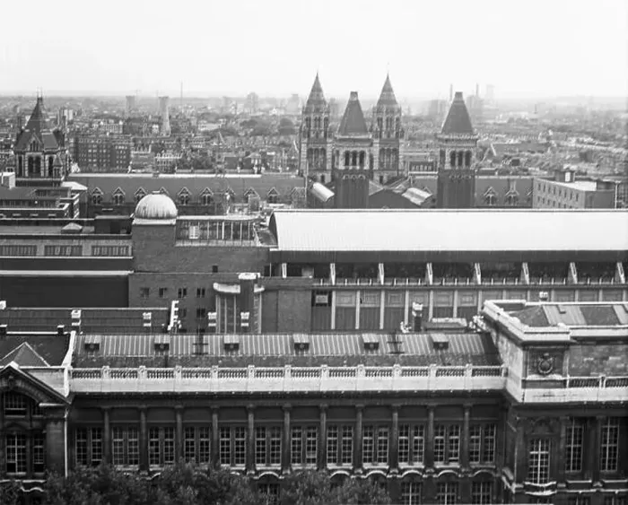 Framed Print : Urban landscape, London, England, 1971 Framed Print : Urban landscape, London, England, 1971