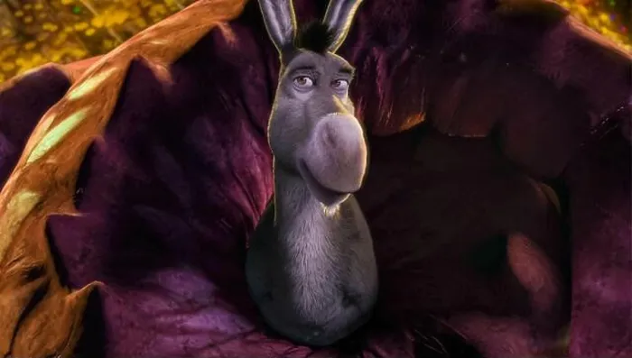 Framed Print : USA. Eddie Murphy in a scene from the (C)DreamWorks film: Shrek (2001) Framed Print : USA. Eddie Murphy in a scene from the (C)DreamWorks film: Shrek (2001)