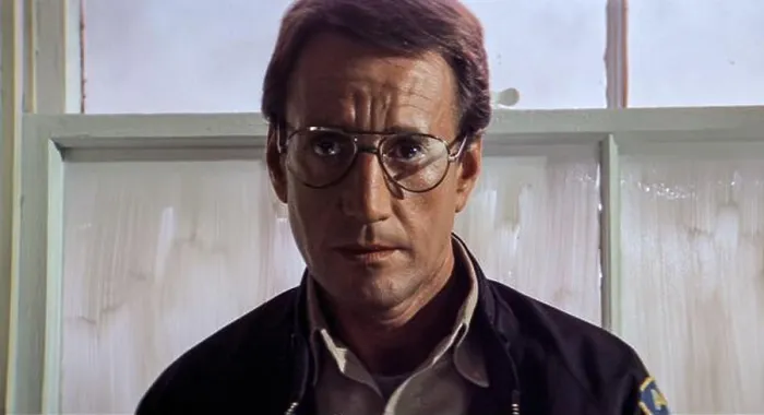 Framed Print : USA. Roy Scheider in the (C)Universal Pictures movie: Jaws (1975) Framed Print : USA. Roy Scheider in the (C)Universal Pictures movie: Jaws (1975)