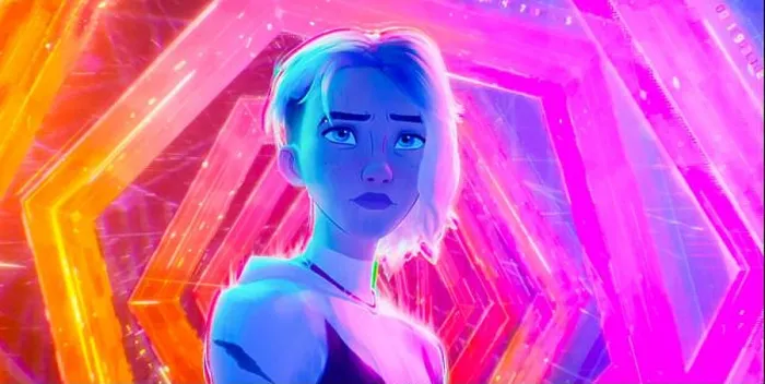 Framed Print : USA. A scene from the (C)Columbia Pictures new film: Spider-Man: Across the Spider-Verse (2023) Framed Print : USA. A scene from the (C)Columbia Pictures new film: Spider-Man: Across the Spider-Verse (2023)