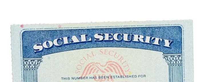 Framed Print : USA Social Security Card isolated against white Framed Print : USA Social Security Card isolated against white