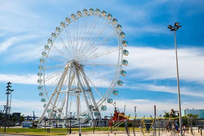 Framed Print : Valencia, Spain: June 14, 2015 - Ferris wheel on the Valencia waterfront Framed Print : Valencia, Spain: June 14, 2015 - Ferris wheel on the Valencia waterfront