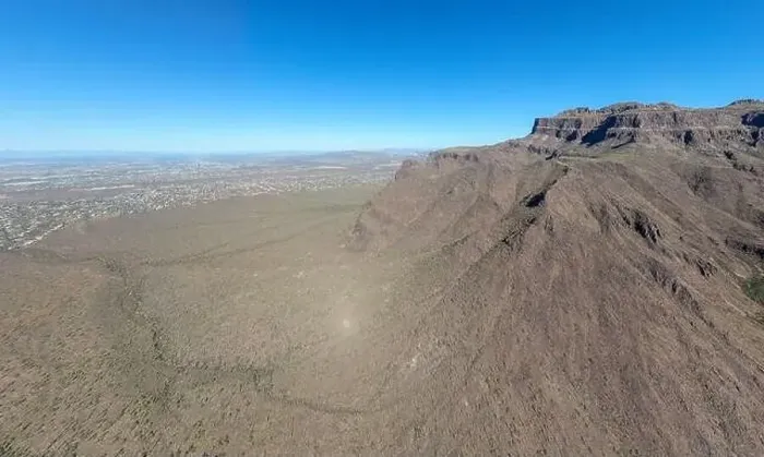 Framed Print : various drone images of the superstition mountains in gold canyon Arizona taken at different times of the day Framed Print : various drone images of the superstition mountains in gold canyon Arizona taken at different times of the day
