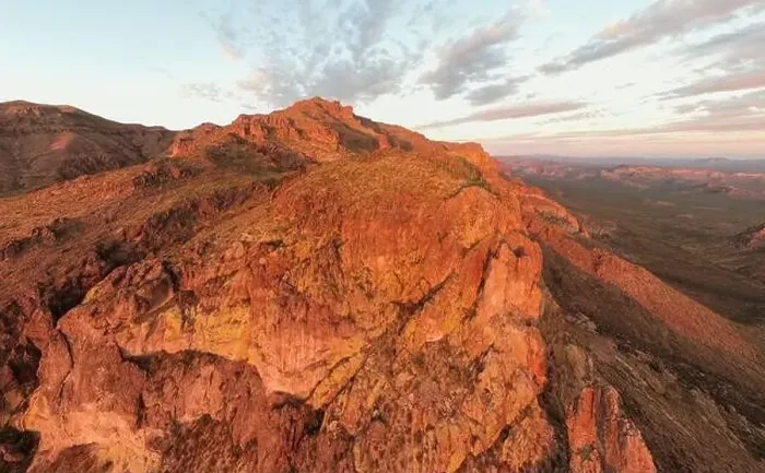 Framed Print : various drone images of the superstition mountains in gold canyon Arizona taken at different times of the day Framed Print : various drone images of the superstition mountains in gold canyon Arizona taken at different times of the day