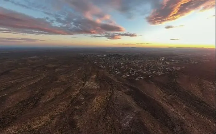 Framed Print : various drone images of the superstition mountains in gold canyon Arizona taken at different times of the day Framed Print : various drone images of the superstition mountains in gold canyon Arizona taken at different times of the day