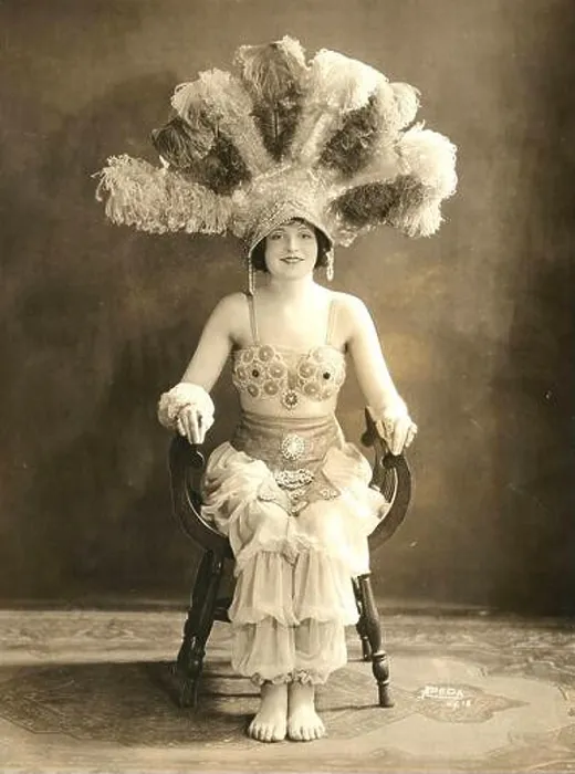 Framed Print : Vaudeville actress Bessie Bromley in eye catching costume - 1924 Framed Print : Vaudeville actress Bessie Bromley in eye catching costume - 1924