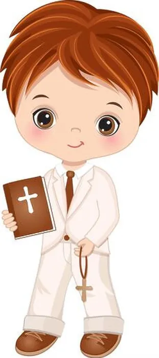 Framed Print : Vector First Holy Communion Cute Little Boy Framed Print : Vector First Holy Communion Cute Little Boy