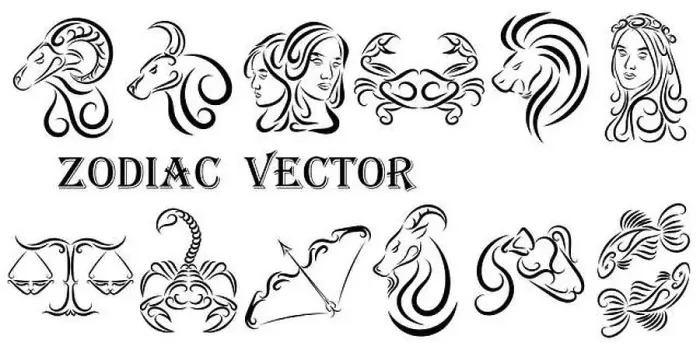 Framed Print : Vector graphic illustration of zodiac signs Framed Print : Vector graphic illustration of zodiac signs