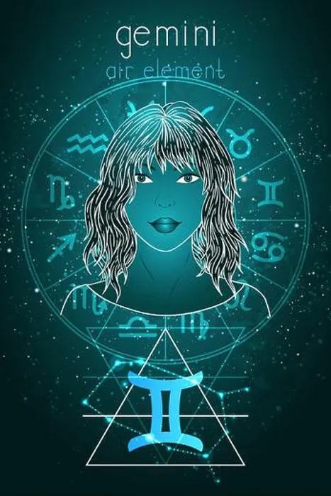 Framed Print : Vector illustration of Gemini zodiac sign Framed Print : Vector illustration of Gemini zodiac sign