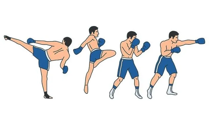 Framed Print : Vector illustrations set of mixed fighting positions on white background. Gymnastics and healthy lifestyle topic Framed Print : Vector illustrations set of mixed fighting positions on white background. Gymnastics and healthy lifestyle topic