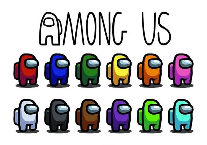 Framed Print : Vector images of colorful characters and heroes from the video game Among Us Framed Print : Vector images of colorful characters and heroes from the video game Among Us