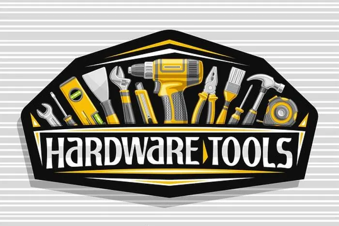 Framed Print : Vector logo for Hardware Tools Framed Print : Vector logo for Hardware Tools