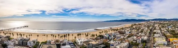 Framed Print : Venice beach Los Angeles California LA Aerial Framed Print : Venice beach Los Angeles California LA Aerial