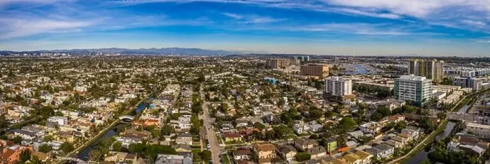 Framed Print : Venice beach Los Angeles California LA Aerial USA Framed Print : Venice beach Los Angeles California LA Aerial USA