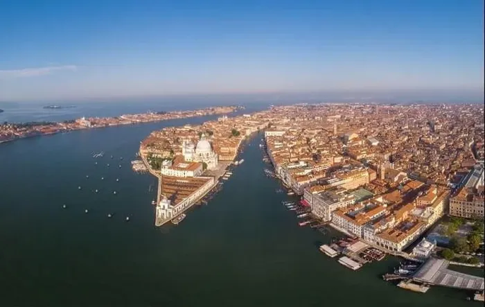 Framed Print : Venice from above with drone Framed Print : Venice from above with drone