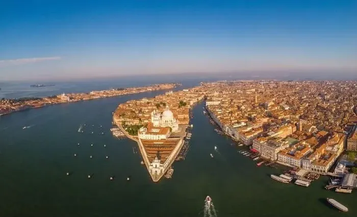 Framed Print : Venice from above with drone Framed Print : Venice from above with drone