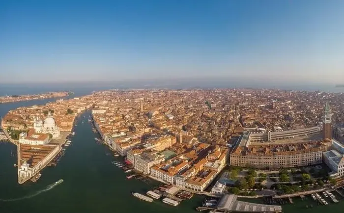 Framed Print : Venice from above with drone Framed Print : Venice from above with drone